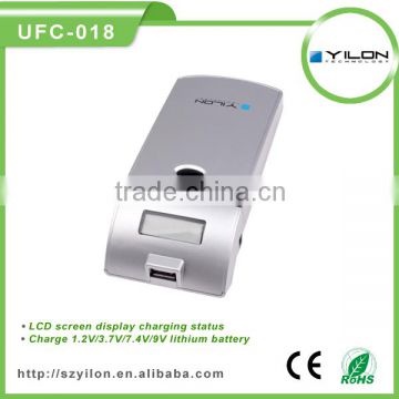 Electronic type 9V/7.4V portable universal mobile battery charger