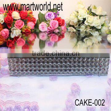 Luxurious crystal cake stand for home & party & hotel & banquet & wedding decoration,royal wedding cake stand (Cake-002)