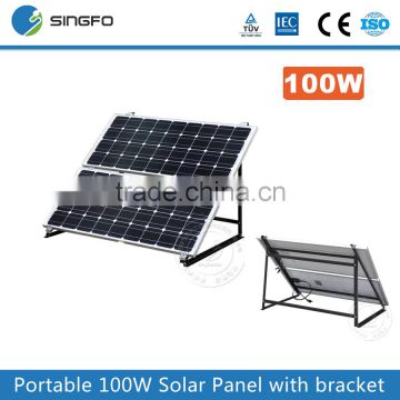 High efficiency Mono/Poly solar panel with bracket 100W 200W