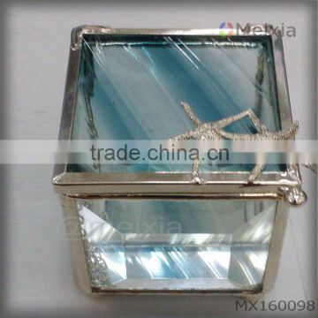 MX160098 solder stained glass jewelry box for gift sets