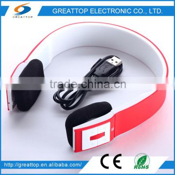 Alibaba China wholesale bluetooth headset with mp3 fm radio player