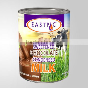 EASTPAC BRAND CHOCOLATE FLAVOURED SWEETENED CONDENSED MILK