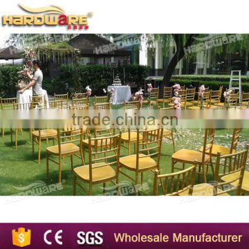 Powder coated aluminium frame chair for event