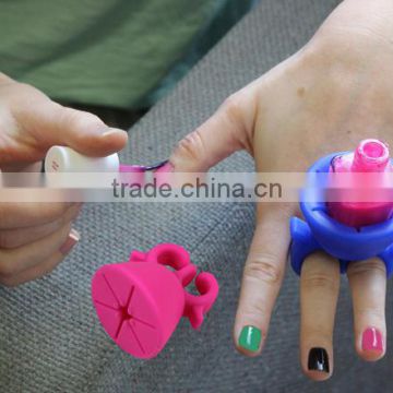 Direct manufacturing silicone nail polish holders
