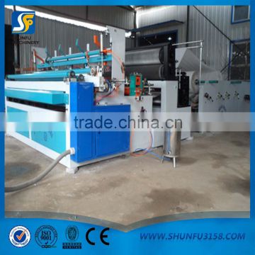 low investment high return small roll toilet paper rewinder machine