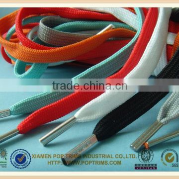 flat Shoelace with Metal tips