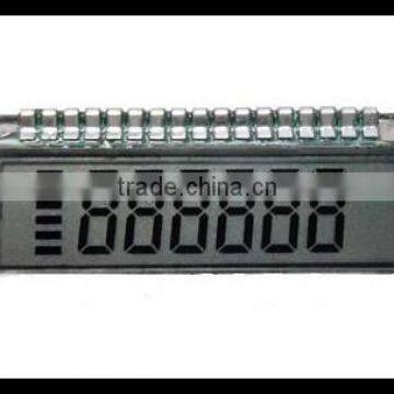 positive monochrome digit lcd display