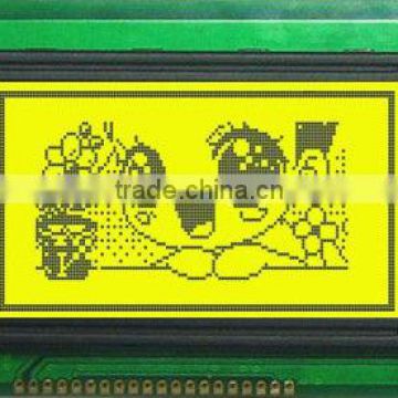 12864 graphic lcd module display,2.8-5.5v lcd module display, white backlight