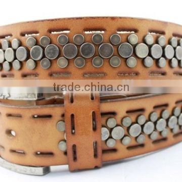 2015 New Design Unisex Genuine Leather Belt Fashion Waist Belt