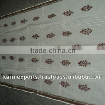 India best design printed Cotton fabrics hippie bedroom oragandy Curatins handblock printed curtains for doors