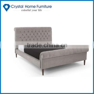 cheap double bed twin size single size bed fabric hotel furniture beds