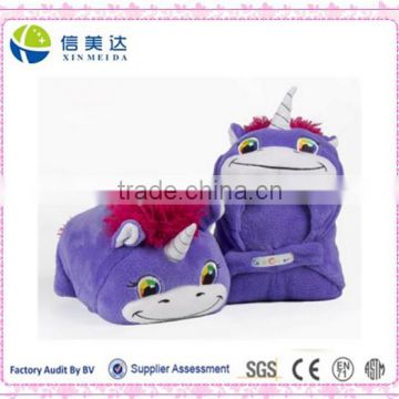 Plush Purple Unicorn Pillow