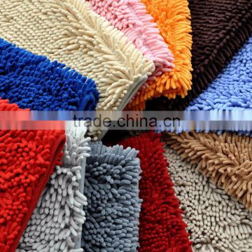 microfiber chenille bath rug