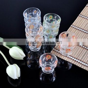 BEAUTIFUL GLASS DECAL CAWA CUPS