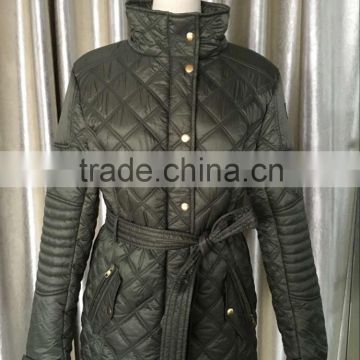 free sample 2016 quilted cotton padde women's horse ridiing jacket, horse riding garment