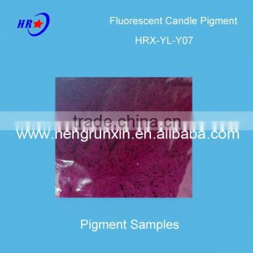 HRX-YL-Y07 Gorgerous Violet Fluorescent Pigments for Wax/Candle Coloring