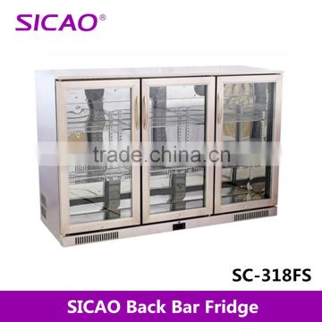 Three-door stainless steel fridge ,display cooler r,beer coolers