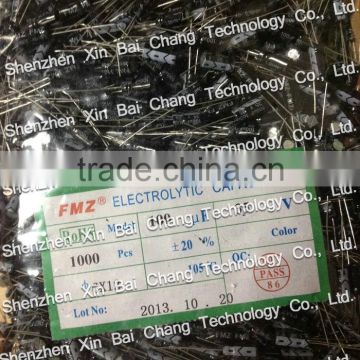 High Temperature 100uf 35V 6*12Electrolytic Types Of Capacitors