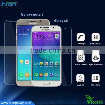 tempered glass front cover screen protector for samsung galaxy S6