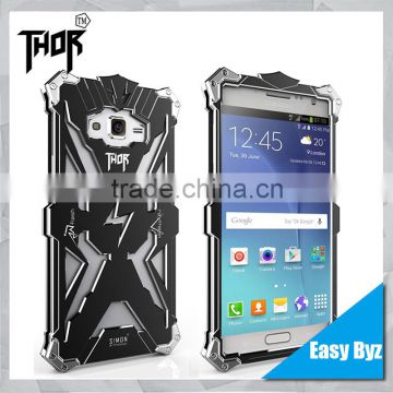 Hot selling phone case Luxury Metal back cover case aluminum metal protective Case For Samsung Galaxy E7
