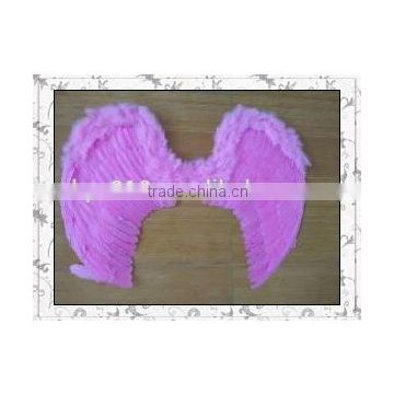 beautiful pink feather wing-6