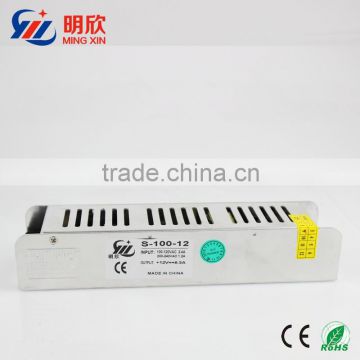 100W constant voltage 12V led power supply 12v 8.5a 100w switch power supply s-100-12