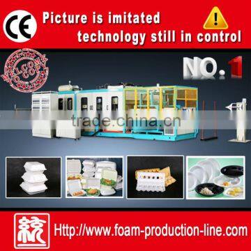 Technical support styrofoam tray forming and cutting equipment