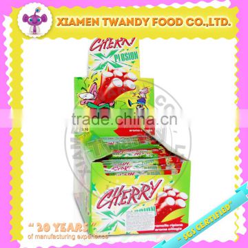 CHERRY PIOSION soft gummy sour stick candy