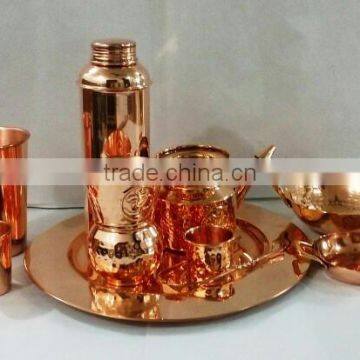 Copper Ayurveda Set for Health and Benefit