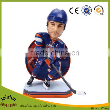 custom 3d plastic hockey bobblehead, personalized Promotional Stadium New York bobblehead doll