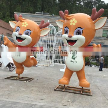 Playground park giant cartoon mascot statue