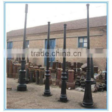 Street Cast Iron Solar Lamp Pole / Cast Iron Lamp Pole / Street poles
