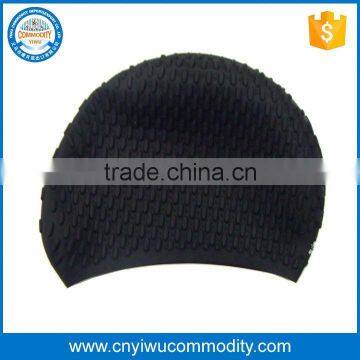 Swim cap hair dry swimming rubber hats how to put on
