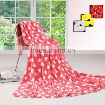 Coral Fleece Blanket warn,100% Polyester Print Blanket