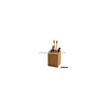 Bamboo Pencil Vase,Bamboo Office Accessories