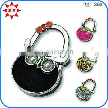 Promotion high quality zinc alloy stand owl bag hanger