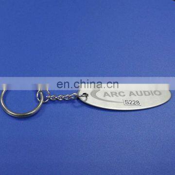 custom making oval shape zinc alloy soft enamel key tags