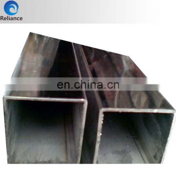 Black painting square carbon steel pipe