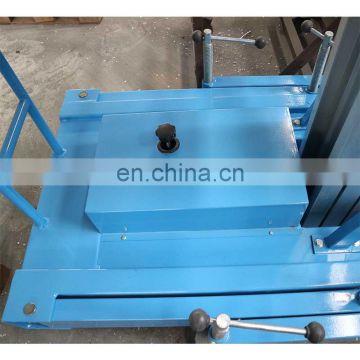 7LSJLI Shandong SevenLift 8m hydraulic small telescopic battery aluminium ladder lift sale for home use