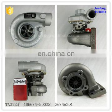 TA3123 turbocharger 466674-5003S 466674-0003 for Perkins 2674A147 2674A301 2674A076
