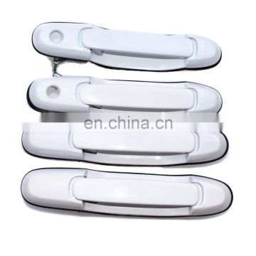Free Shipping! White 4PCS Exterior Door Handles Front Rear Left Right For Toyota Sienna 98-03