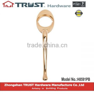 H8591PB:TRUST Solid Brass Pull Handle Lockset