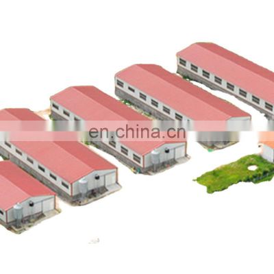 Commercial Prefabricated Steel Frame Structure Chicken Hangar Shed