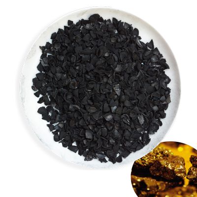 Nut Shell Activated Carbon Granular 6-12 mesh  Strong Adsorption for Gold Mining Gold Recovery Charcoal