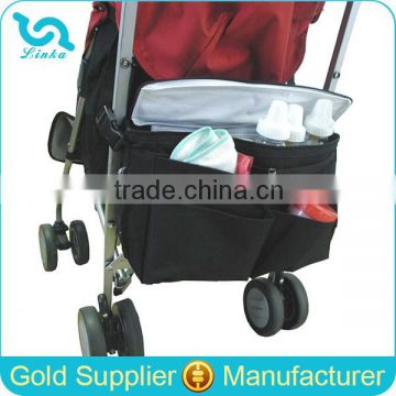 Quality Polyester Crib Diaper Bag Buggy Baby Diaper Bag Organizer Stroller Cooler