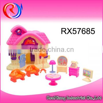 Girl dream house play toys small villa design doll house