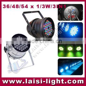 led par 36pcs 48pcs 54pcs 3w/1w RGBW led par light