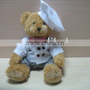 Teddy bear cook& plush toy child product