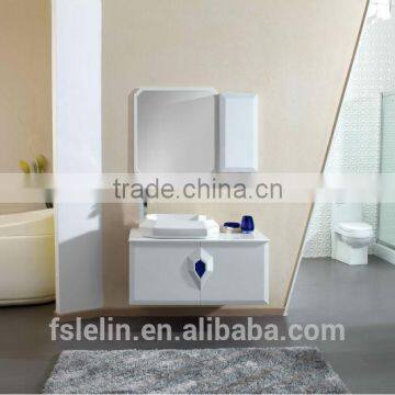 Simple modern design practical bathroom wash basin vanity of plywood SS-8989 sanitary ware