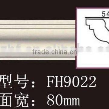 FH9022 Fashion PU foam cornice mouldings home decoration material